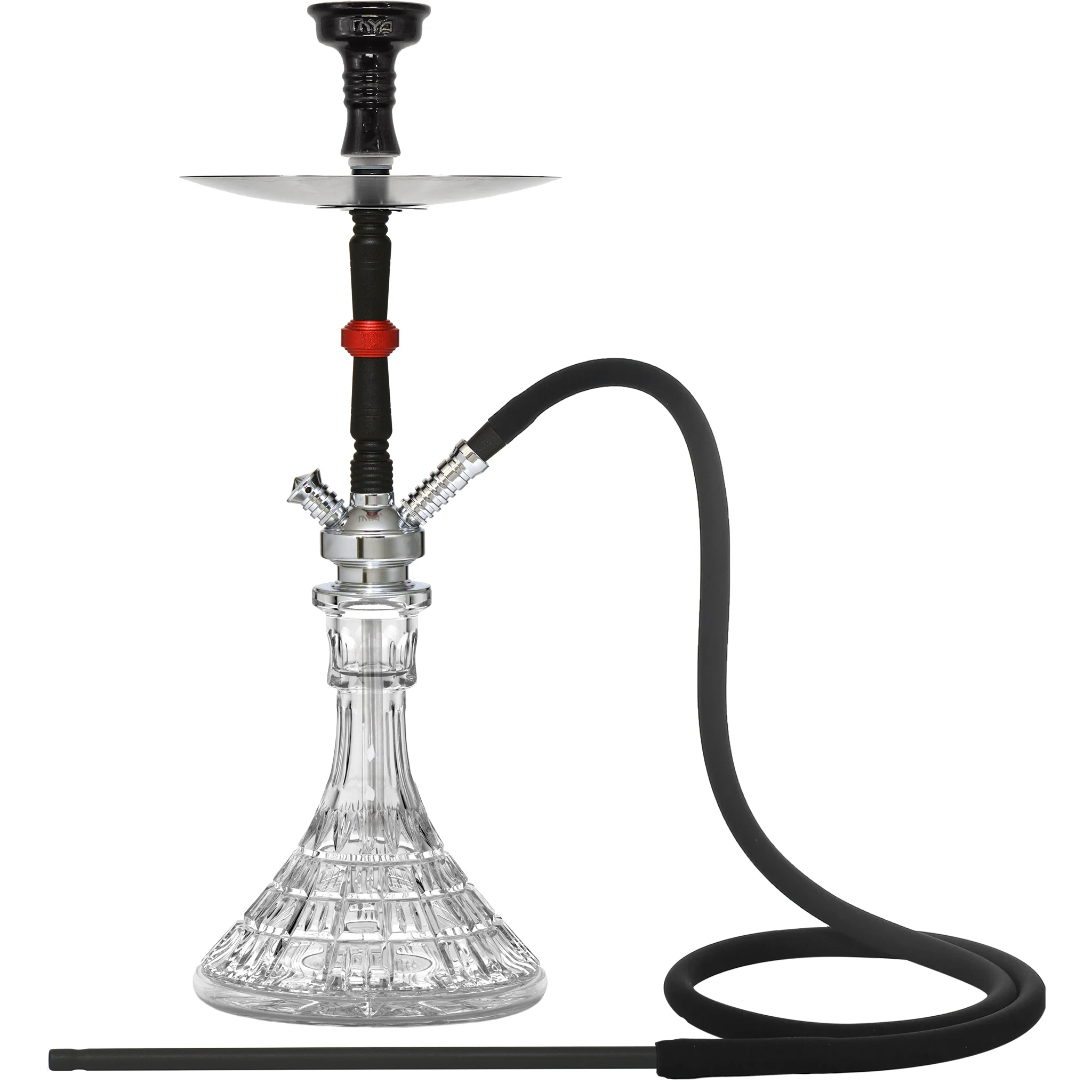 Crystal P79B12-001NQ Silver Hookah