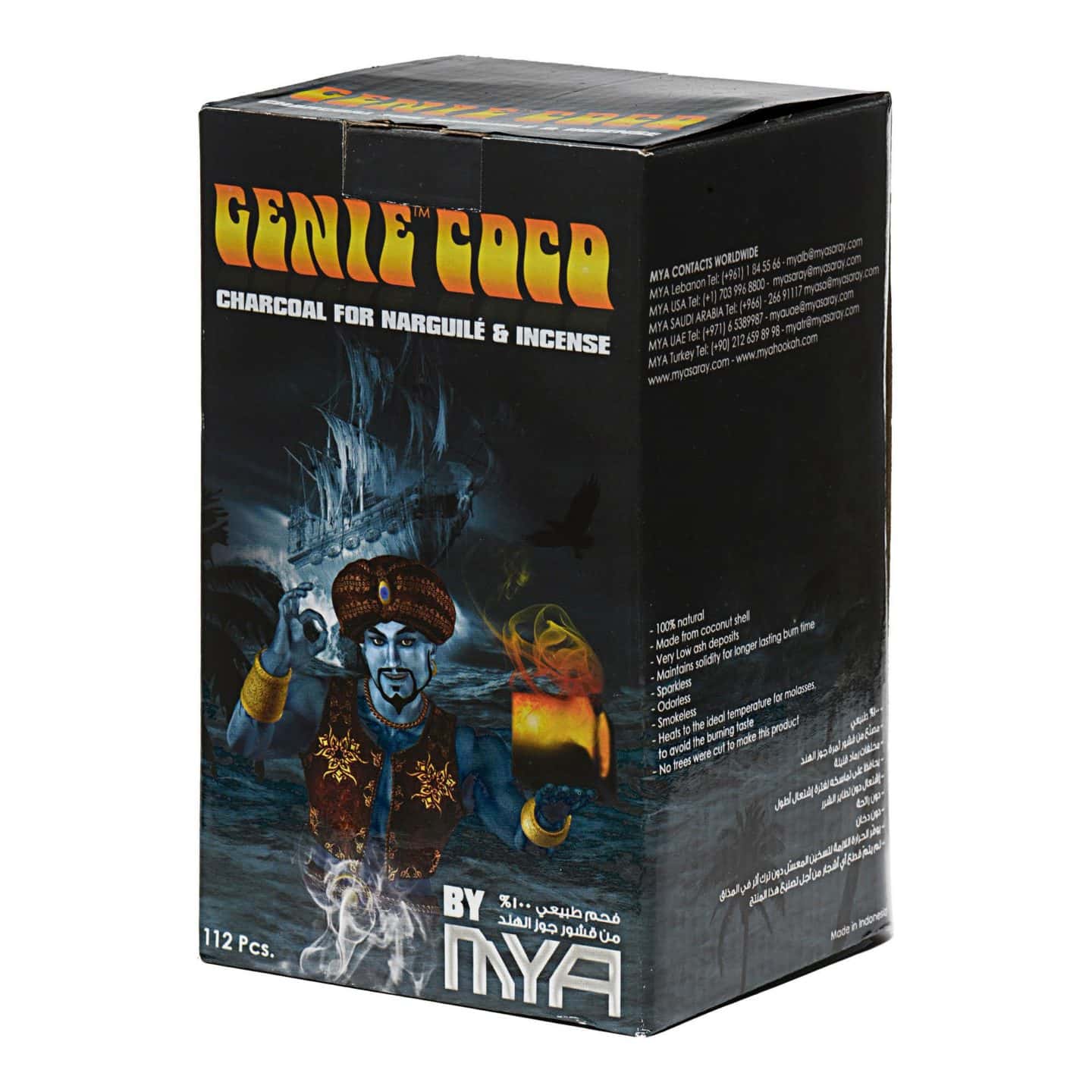 HOOKAH COALS GENIE COCO 112
