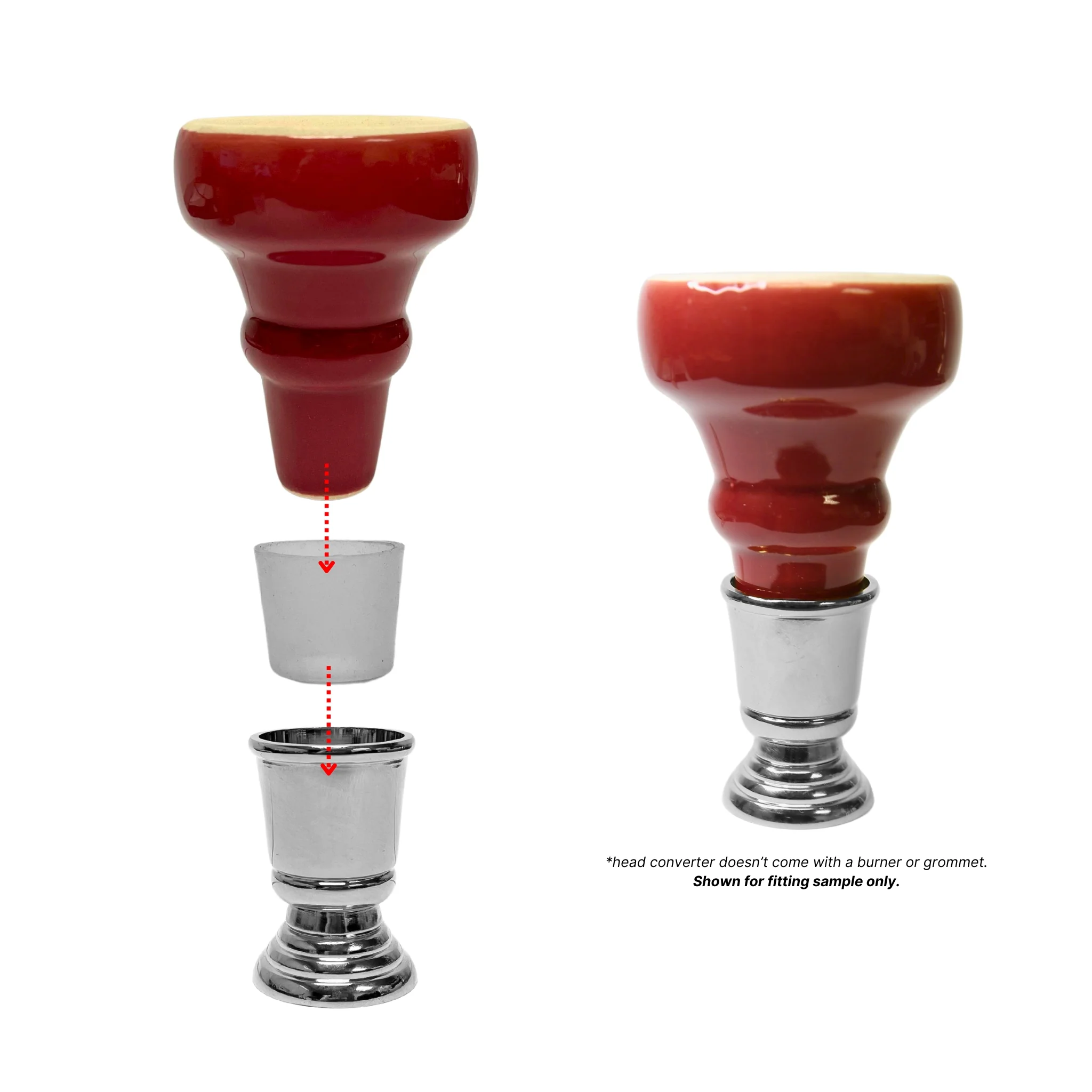 10MM Lebanese Hookah Stem Head Converter - Image 8