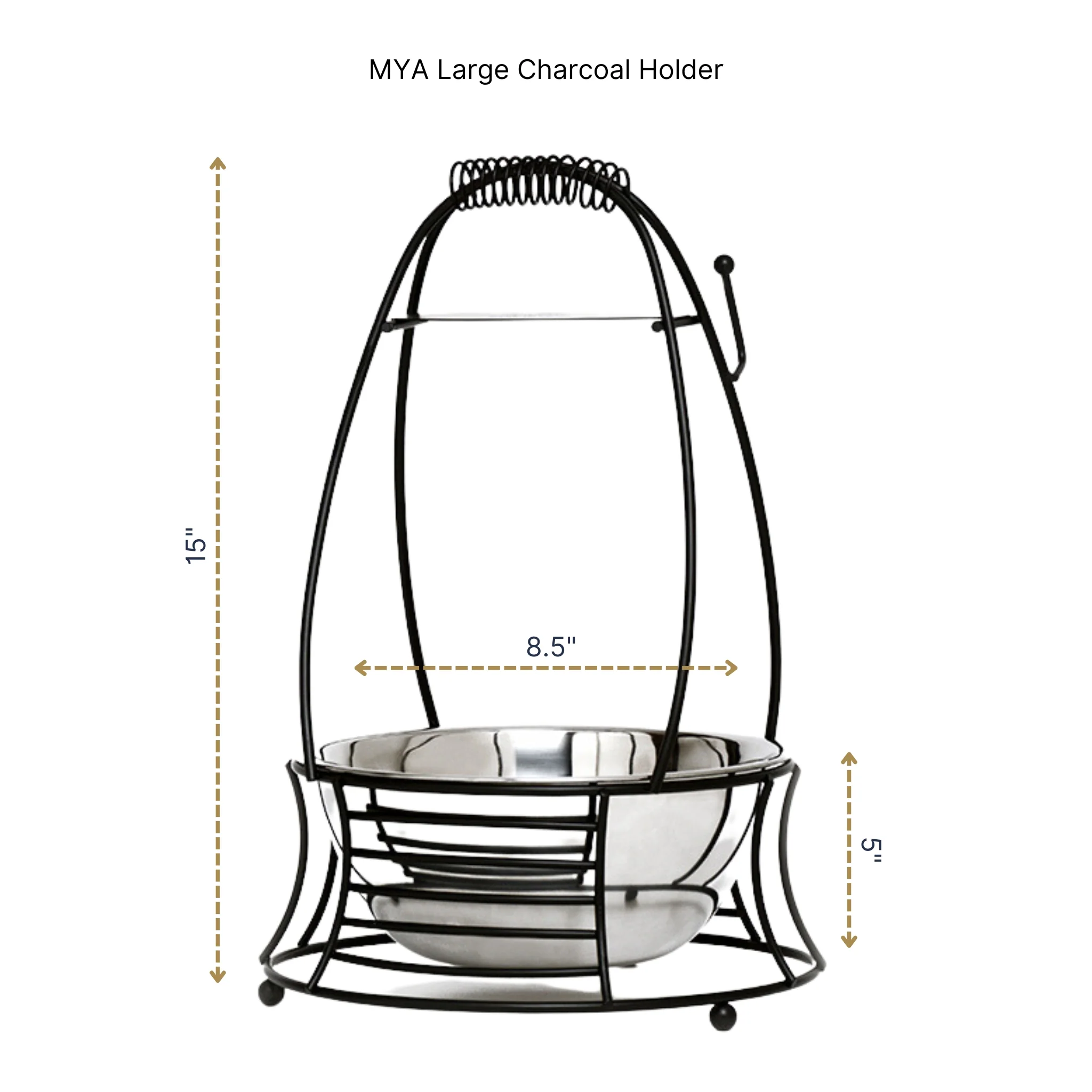 LARGE CHARCOAL BASKET - Image 5