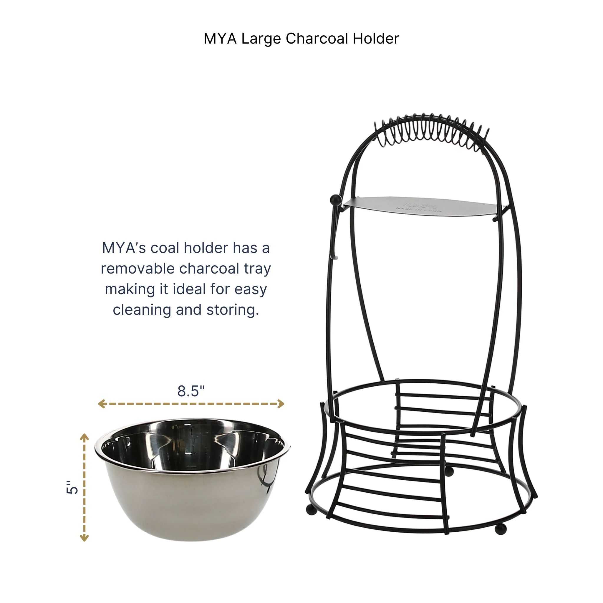LARGE CHARCOAL BASKET - Image 6