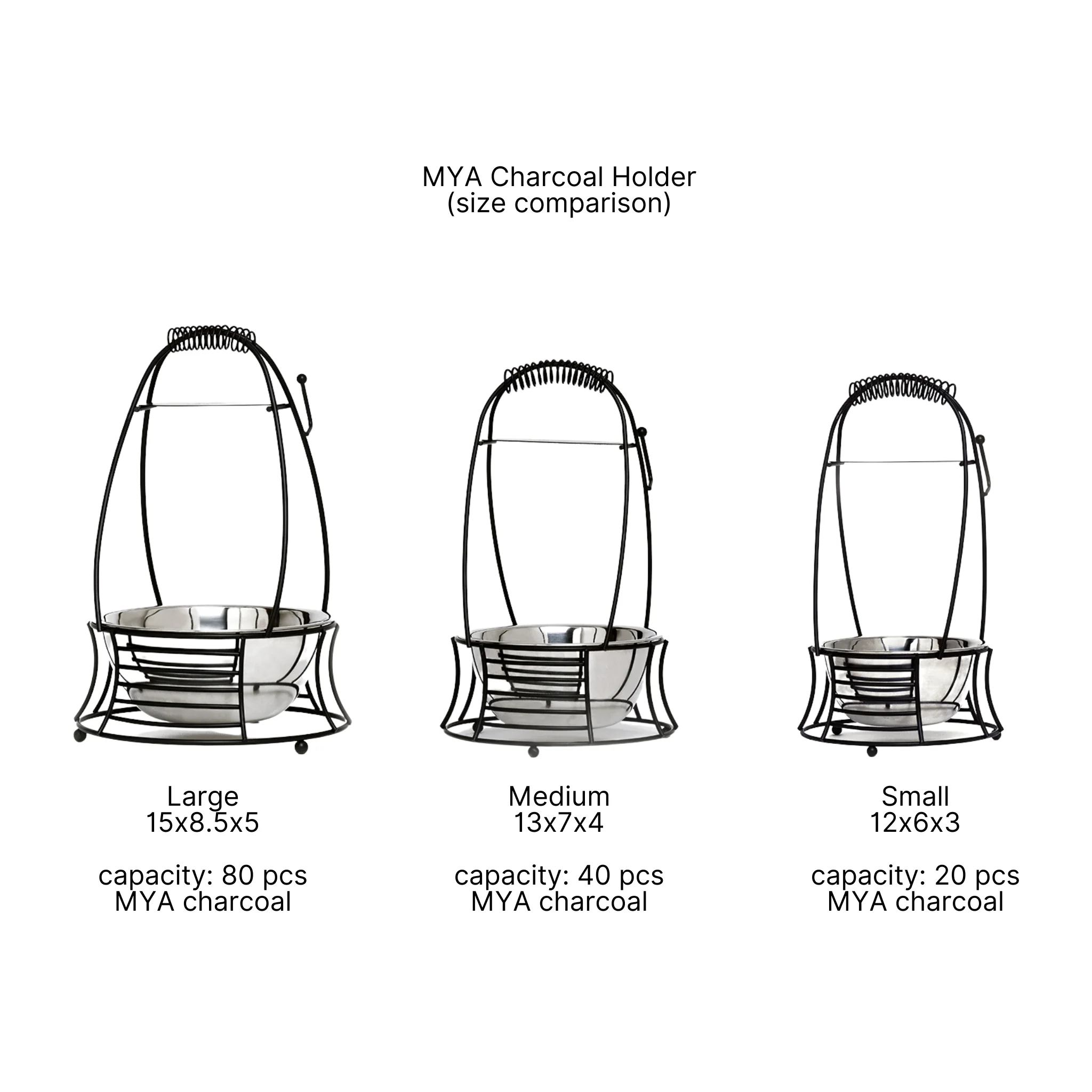 MEDIUM CHARCOAL BASKET - Image 10