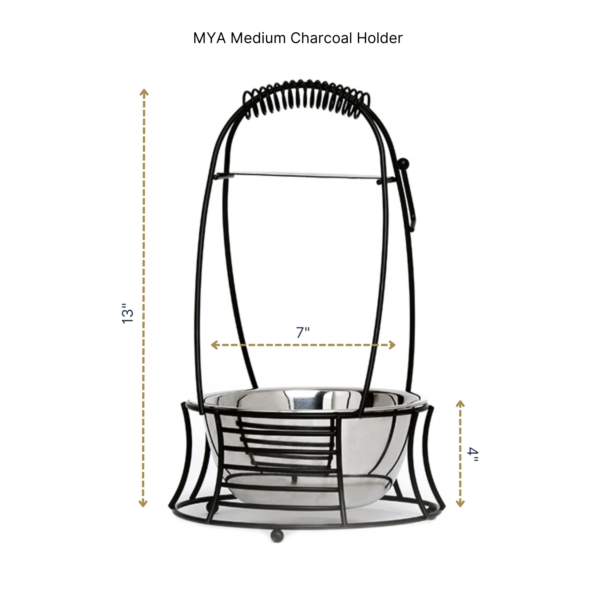 MEDIUM CHARCOAL BASKET - Image 5
