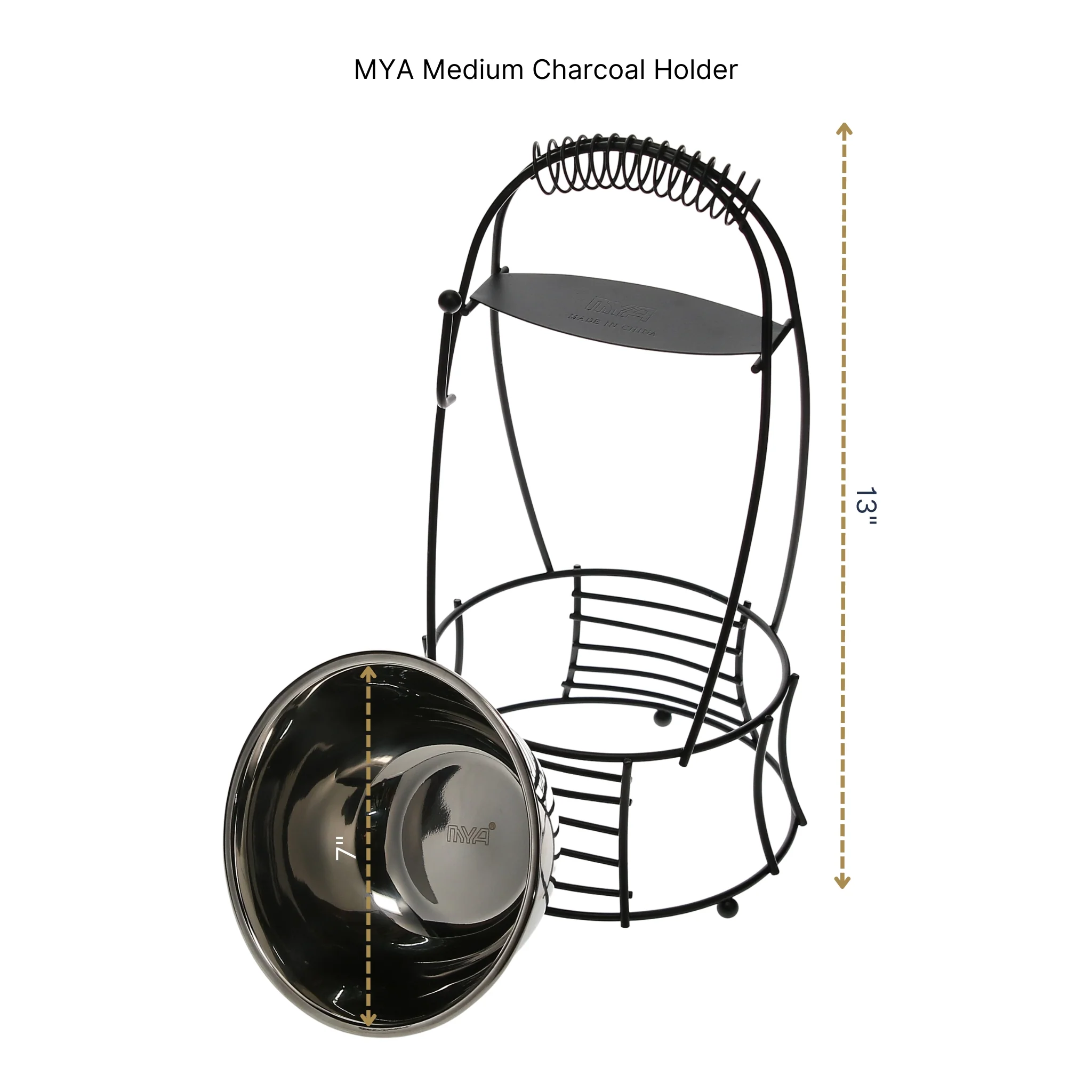 MEDIUM CHARCOAL BASKET - Image 7