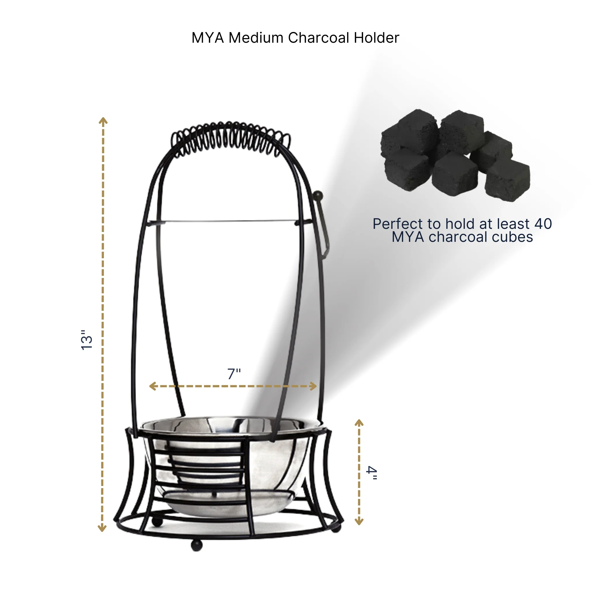 MEDIUM CHARCOAL BASKET - Image 8