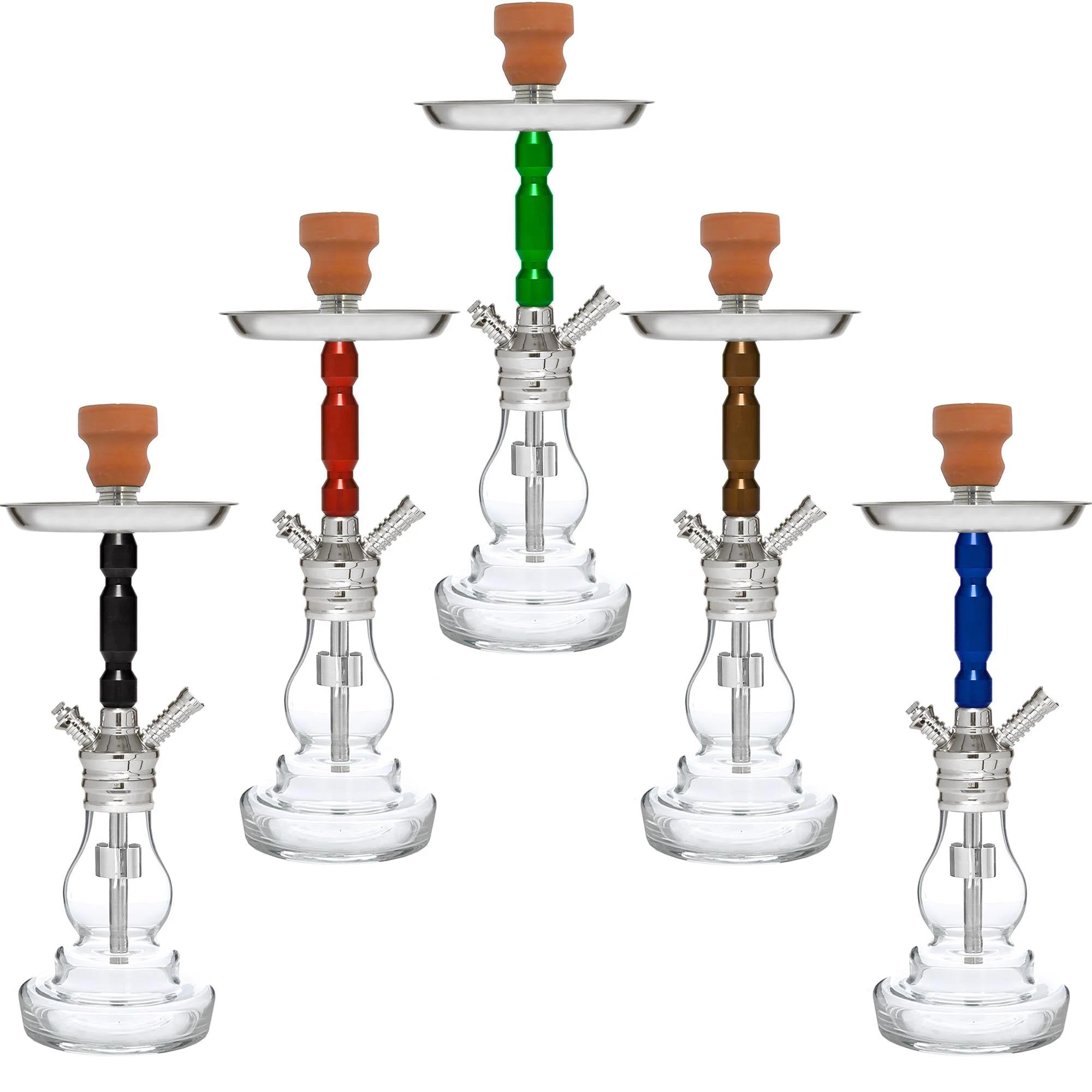 Mini Robusto 125-15DL-100 Silver Hookah - Image 2