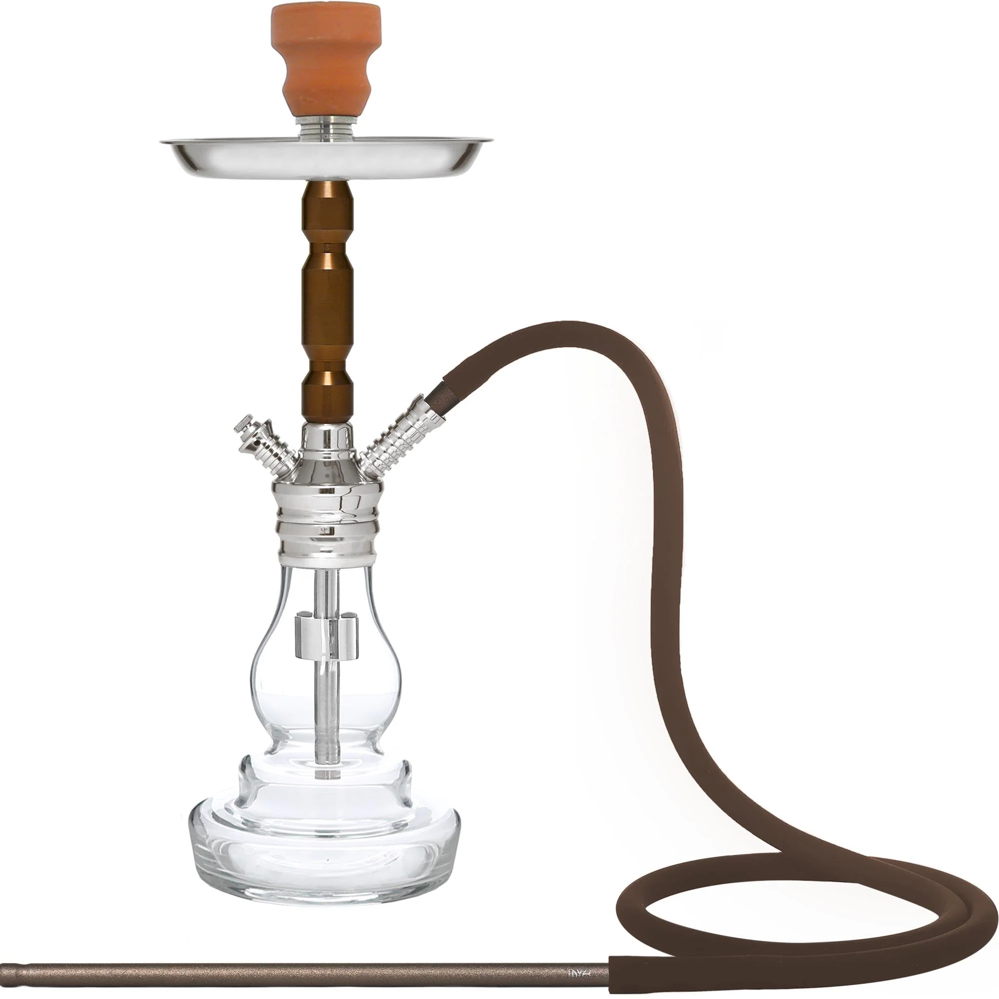 Mini Robusto 125-15DL-100 Silver Hookah - Image 3