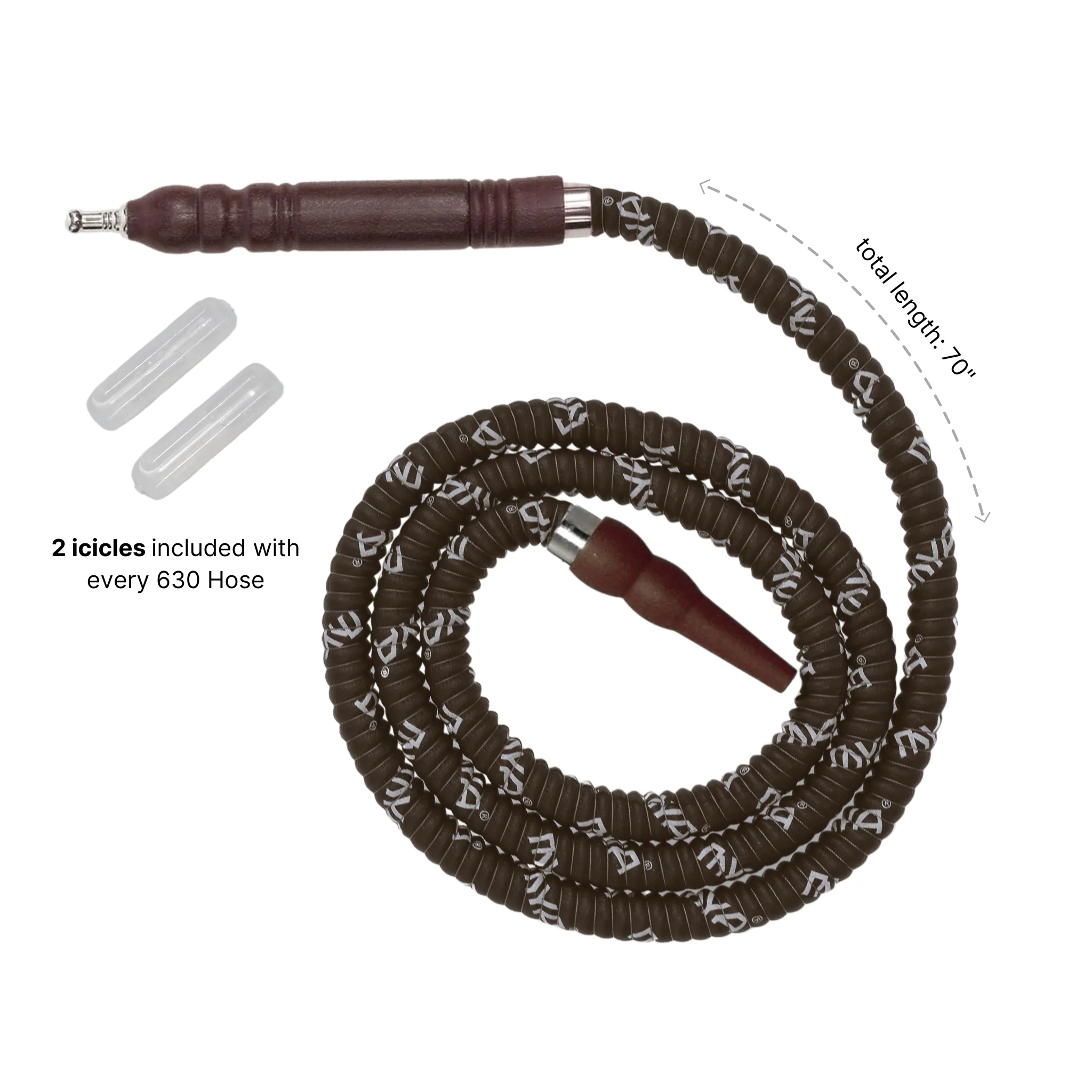 630 Freeze Hookah Hose with Icicles - Image 10