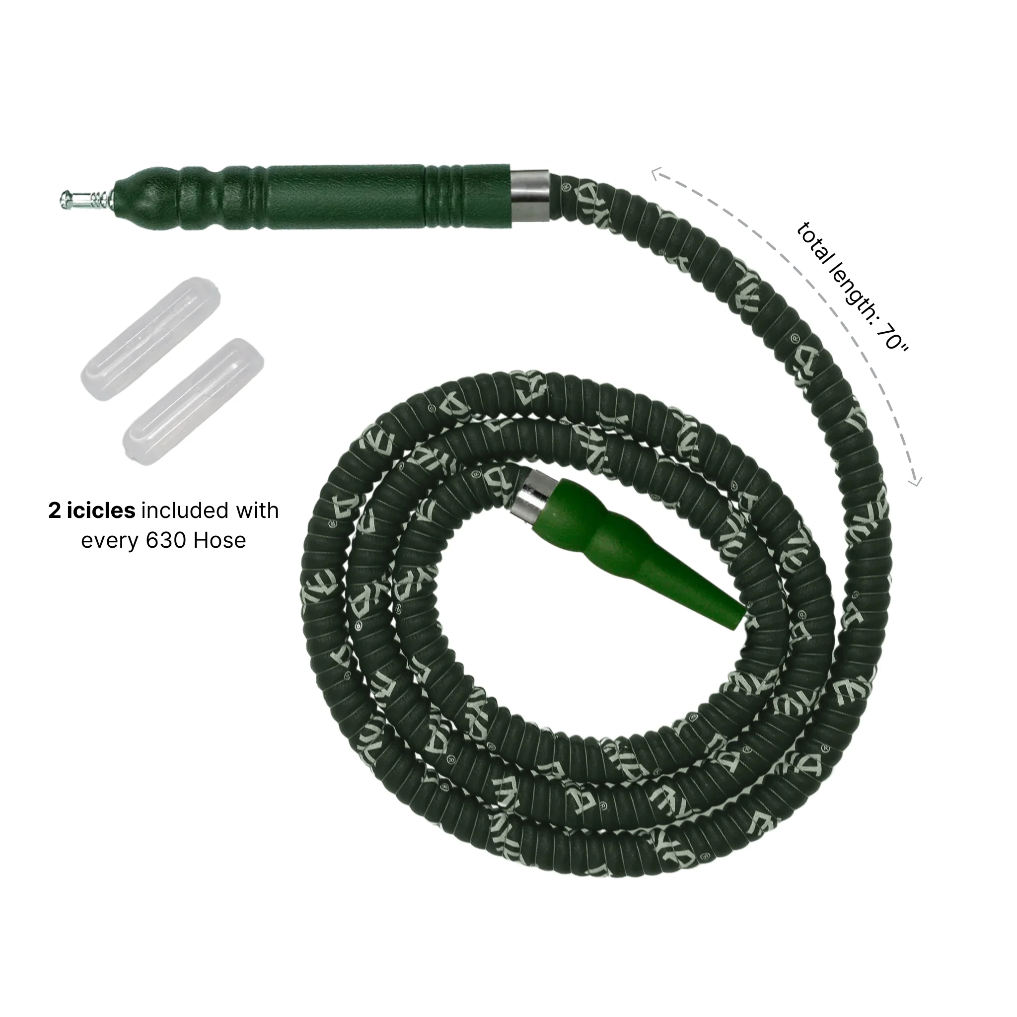 630 Freeze Hookah Hose with Icicles - Image 14