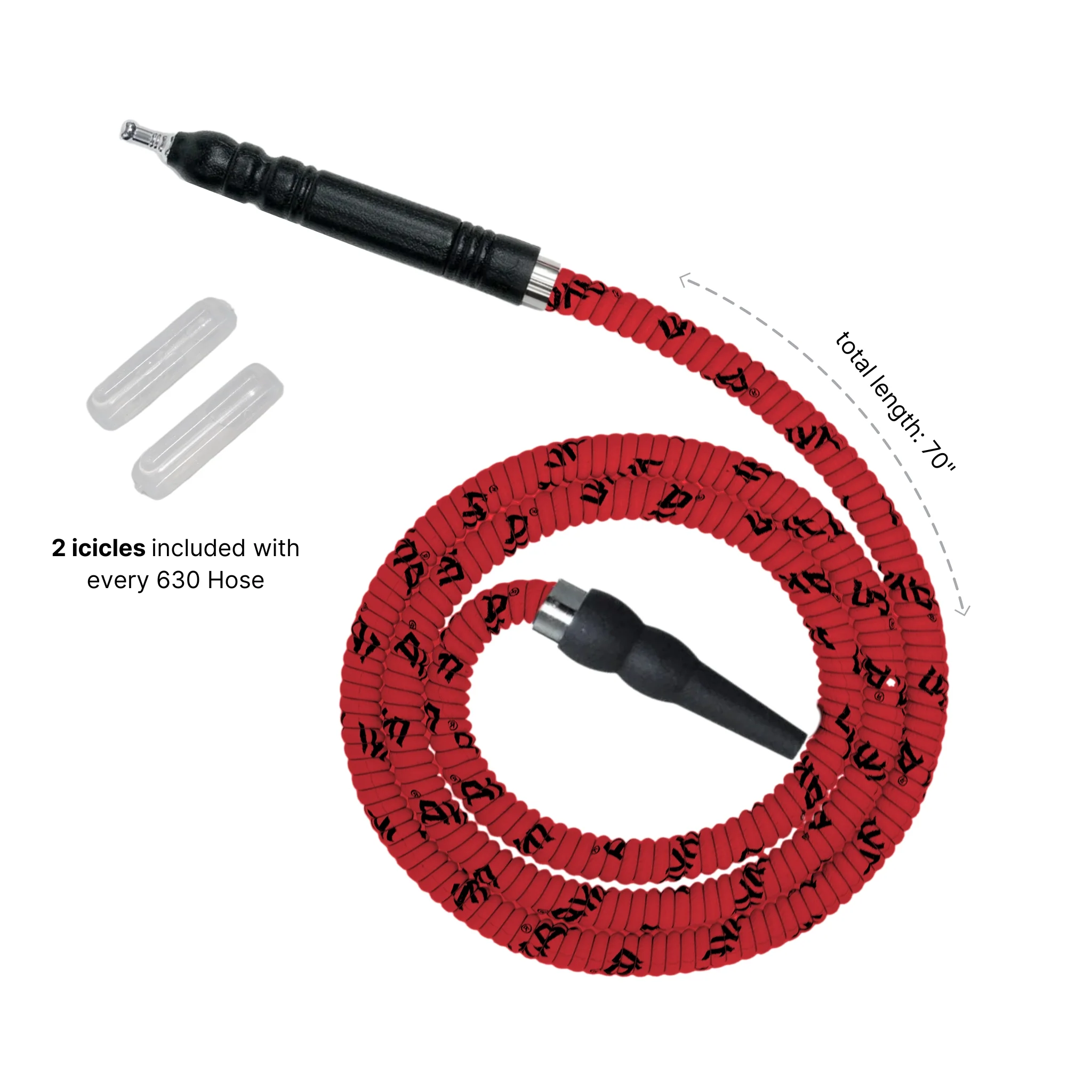 630 Freeze Hookah Hose with Icicles - Image 18