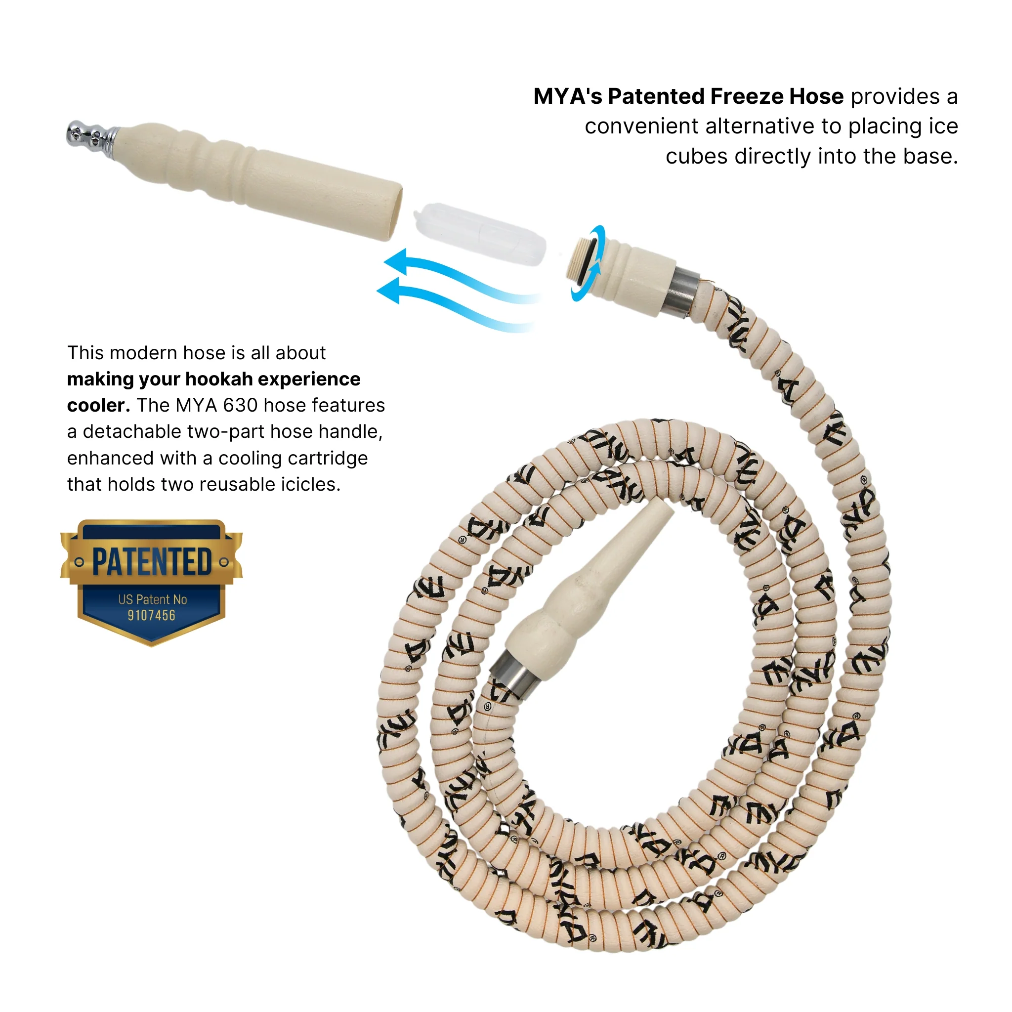 630 Freeze Hookah Hose with Icicles - Image 27
