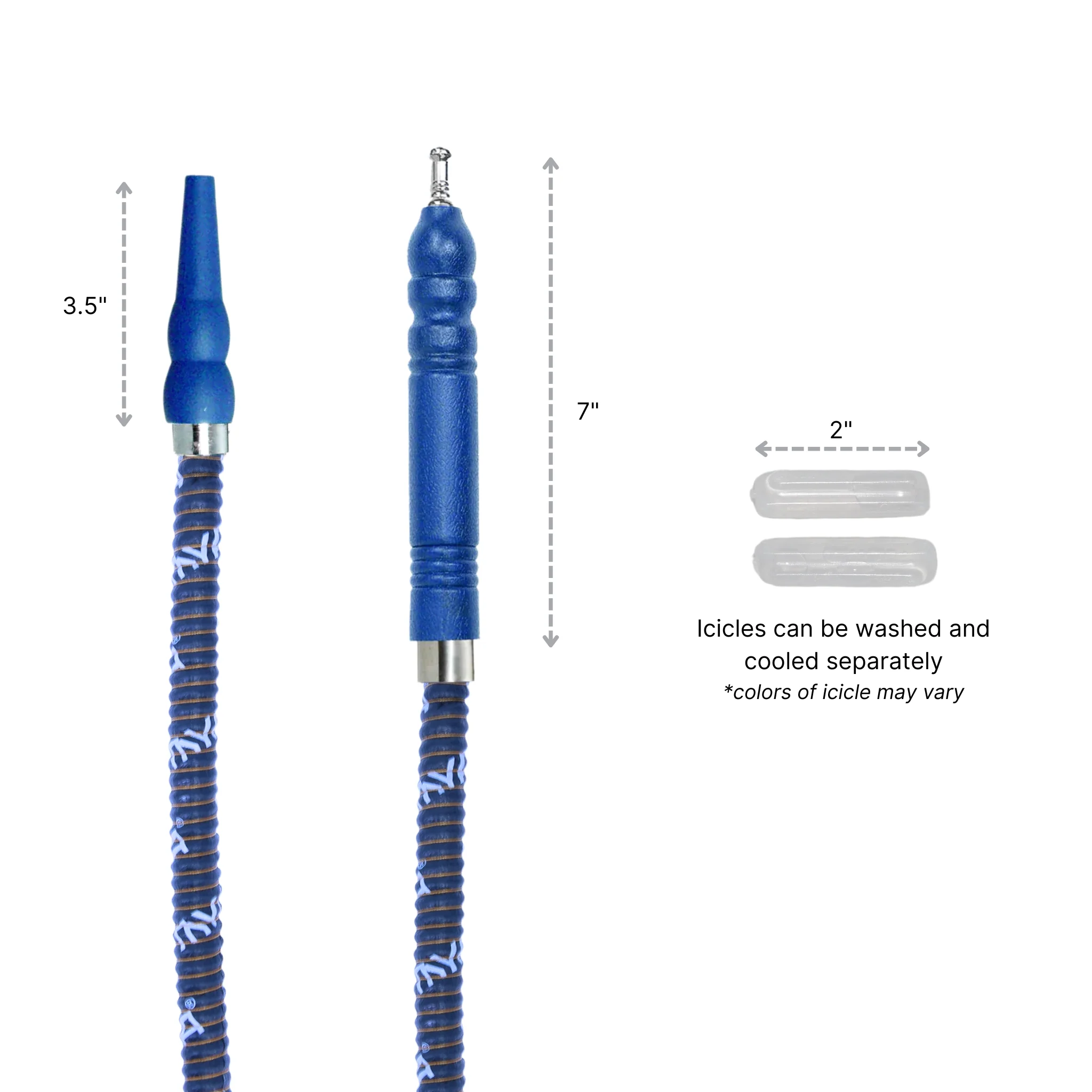 630 Freeze Hookah Hose with Icicles - Image 32