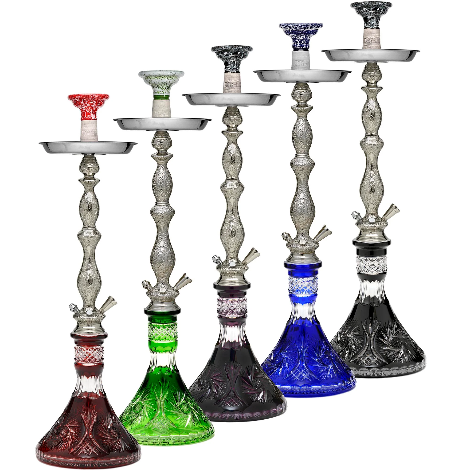 PINWHEEL-400-6 Cased Crystal Hookah - Image 6