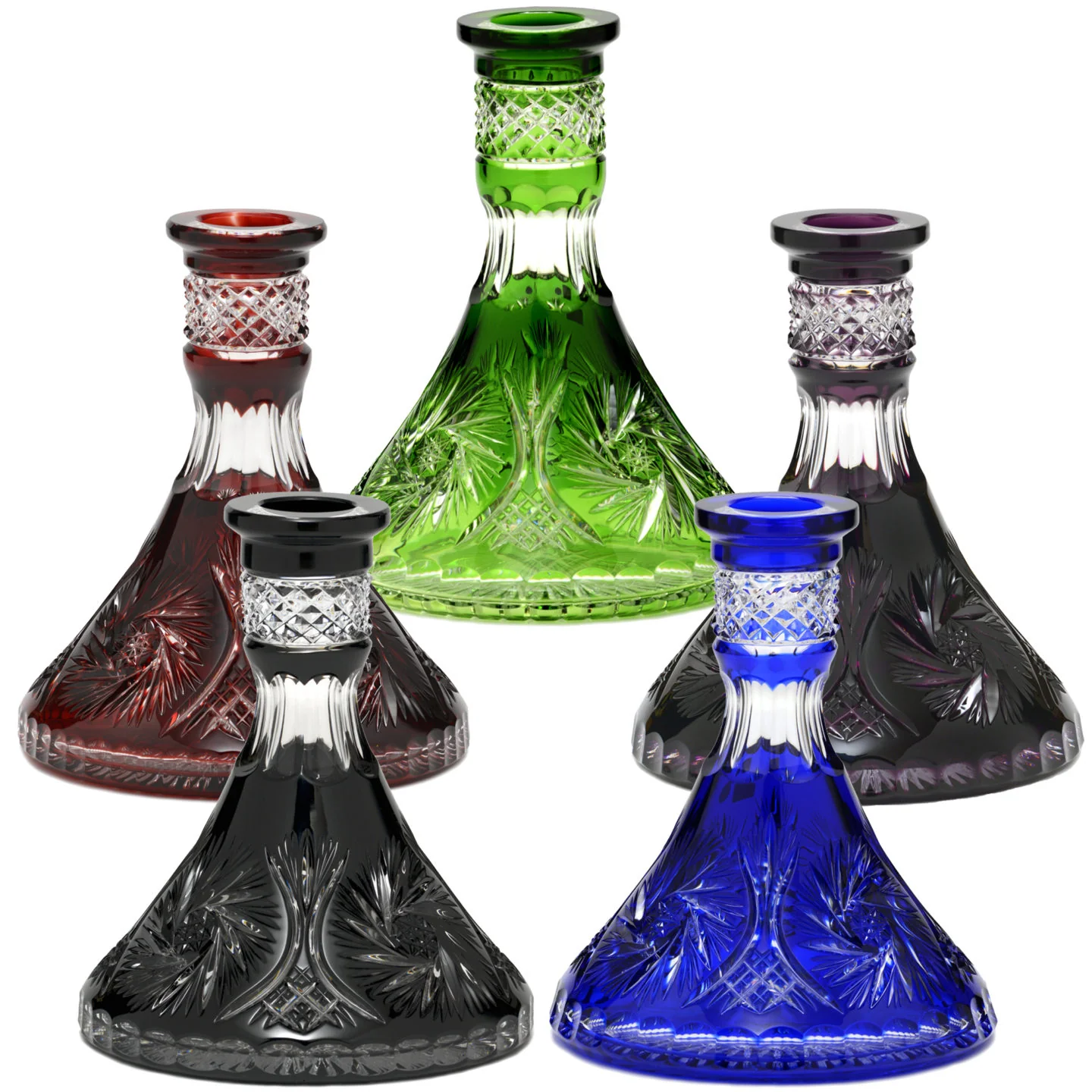 Pinwheel Crystal Hookah Base - Image 6