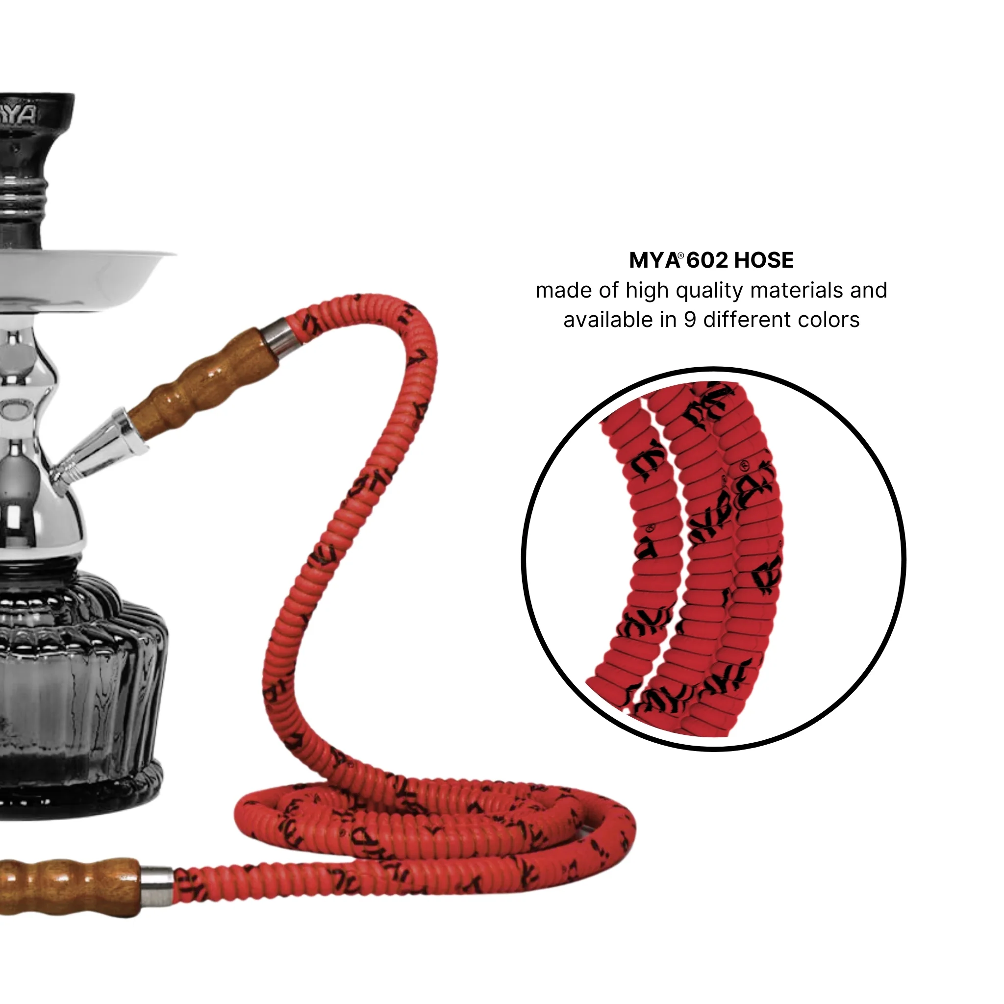 602 Wooden Tip Hookah Hose - Image 15