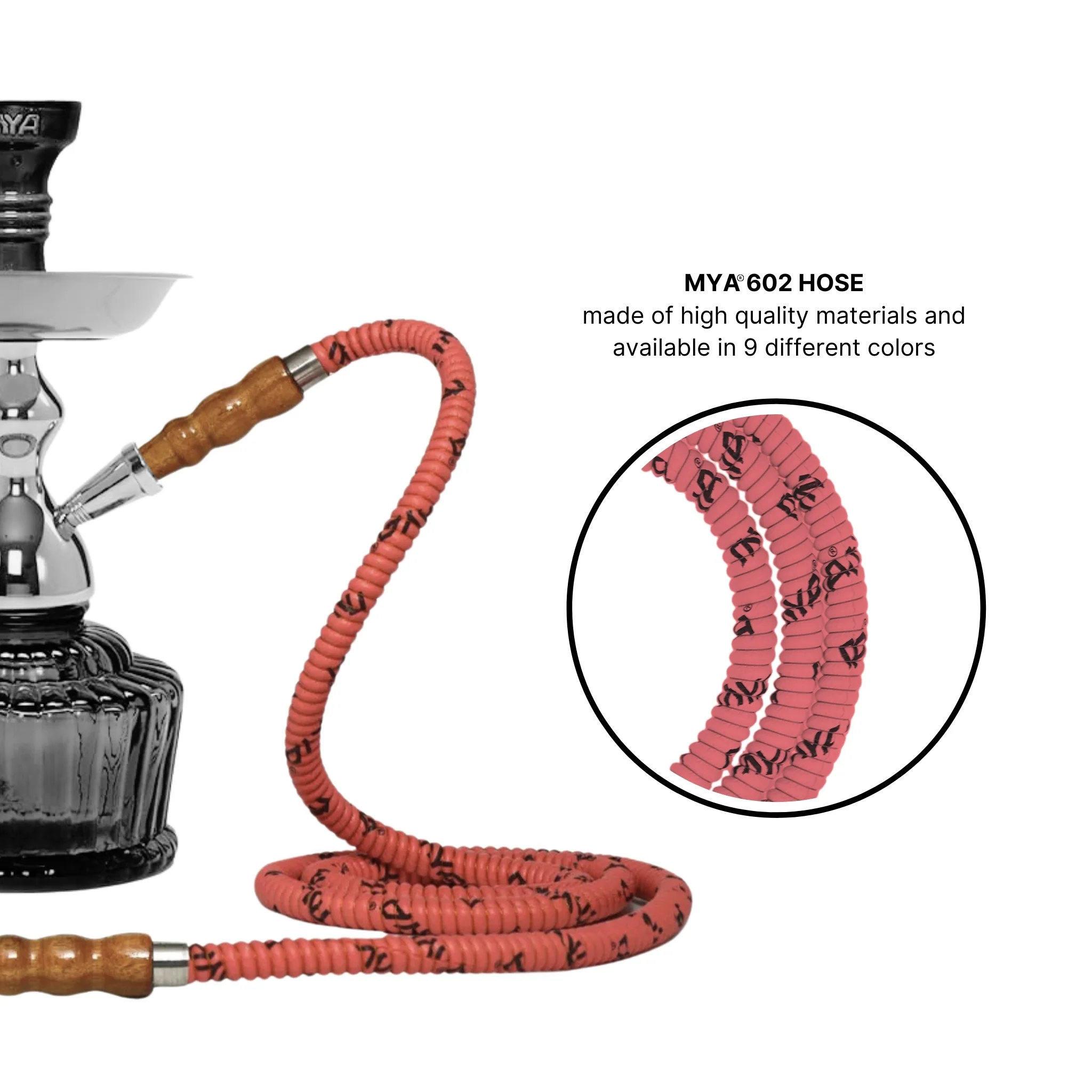 602 Wooden Tip Hookah Hose - Image 18