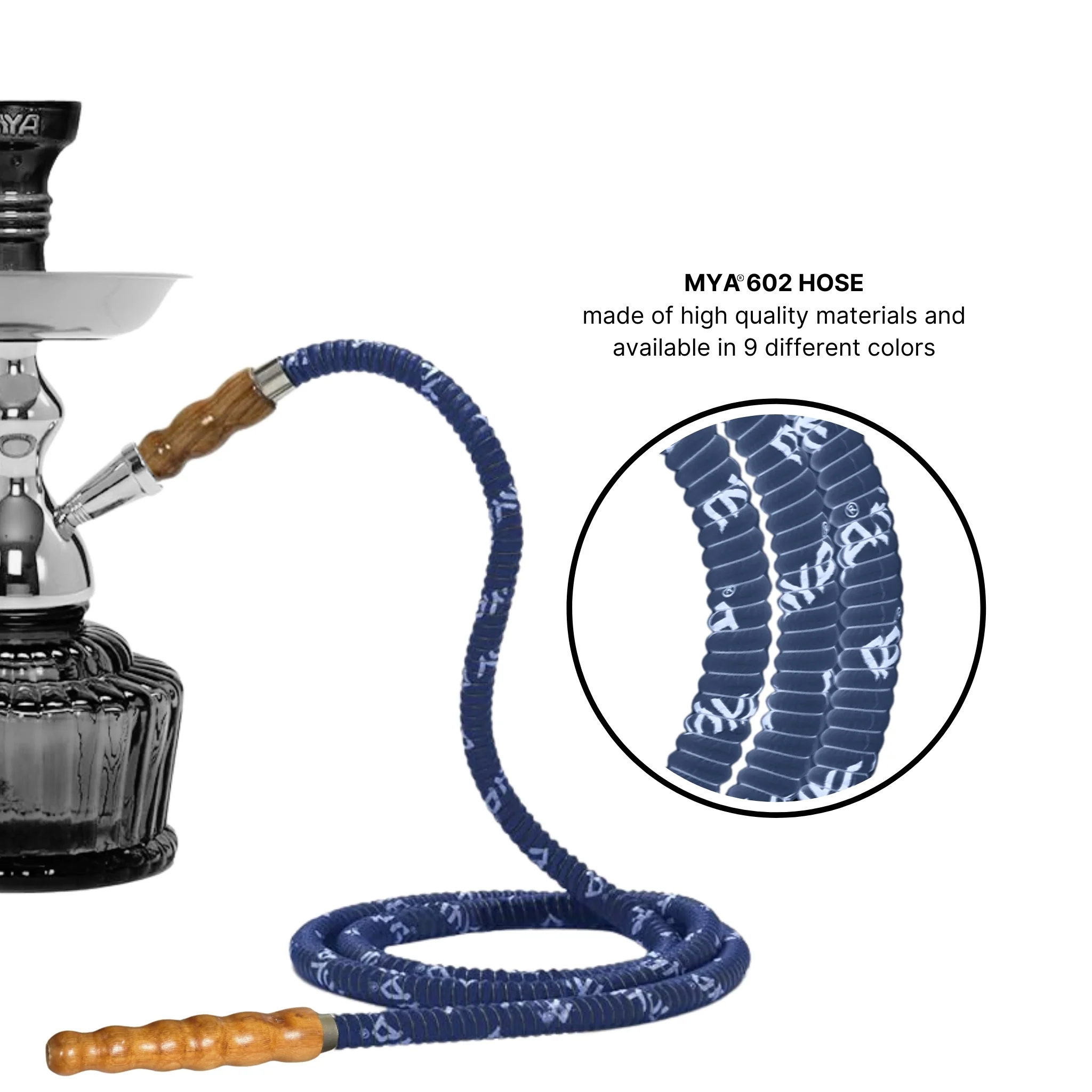 602 Wooden Tip Hookah Hose - Image 27