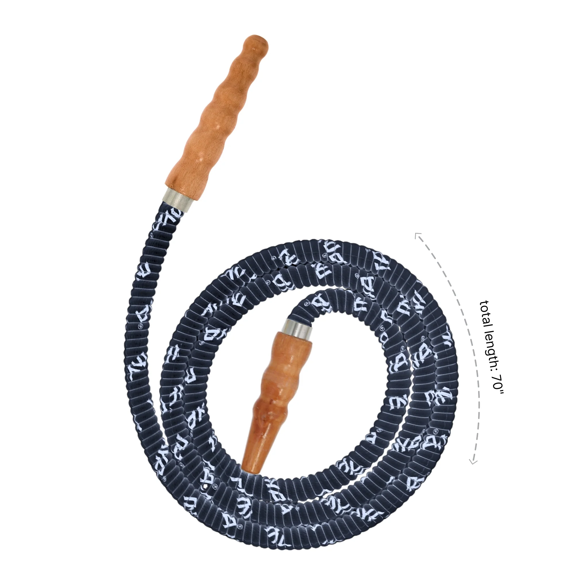 602 Wooden Tip Hookah Hose - Image 5