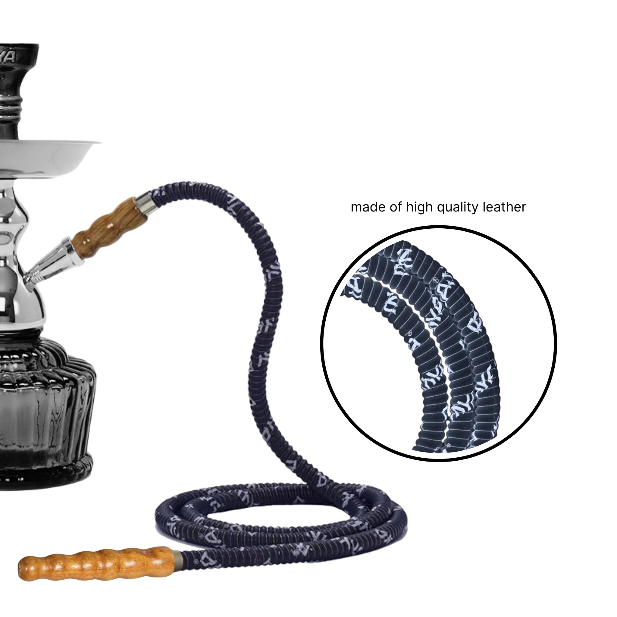 602 Wooden Tip Hookah Hose - Image 6